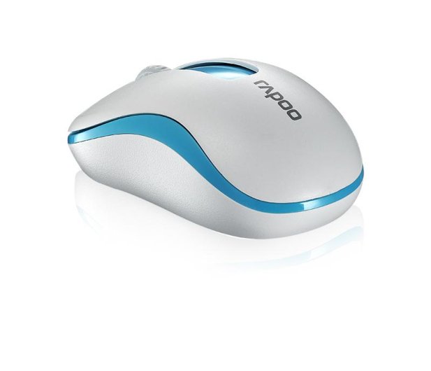 RAPOO Mysz Optyczna bezprzewodowa M10PLUS niebieska - 1071700 - zdjęcie 2